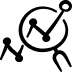 magnifying glass on a chart icon